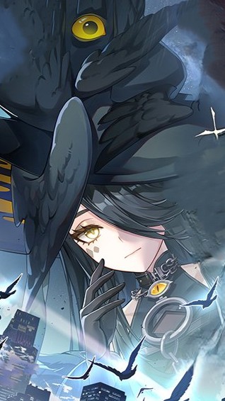 Black Bird portrait